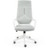 Кресло NORDEN IQ White Grey для руководителя, белый пластик, ткань, цвет серый фото 2
