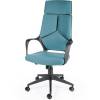 Кресло NORDEN IQ Black Blue для руководителя, черный пластик, ткань, цвет голубой фото 1