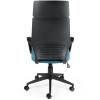 Кресло NORDEN IQ Black Blue для руководителя, черный пластик, ткань, цвет голубой фото 4