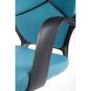 Кресло NORDEN IQ Black Blue для руководителя, черный пластик, ткань, цвет голубой фото 9