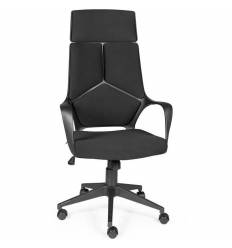 Кресло NORDEN IQ Full Black для руководителя, черный пластик, ткань, цвет черный