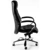 Кресло NORDEN Bond Black для руководителя, хром, экокожа, цвет черный фото 4