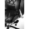 Кресло NORDEN Bond Black для руководителя, хром, экокожа, цвет черный фото 6