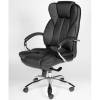 Кресло NORDEN Versa Black для руководителя, хром, экокожа, цвет черный фото 3