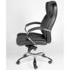 Кресло NORDEN Versa Black для руководителя, хром, экокожа, цвет черный фото 5