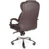 Кресло NORDEN Versa Dark Brown для руководителя, хром, экокожа, цвет темно-коричневый фото 5