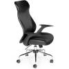 Кресло NORDEN Direct Lux для руководителя, сетка, ткань, экокожа, цвет черный фото 4