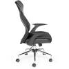 Кресло NORDEN Direct Lux для руководителя, сетка, ткань, экокожа, цвет черный фото 5