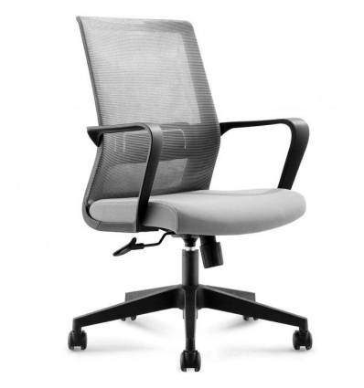 Кресло NORDEN Inter LB Grey для руководителя, сетка, ткань, цвет серый
