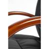 Кресло NORDEN Congress для руководителя, дерево, экокожа, цвет черный фото 7