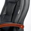 Кресло NORDEN Consul Leather для руководителя, дерево, кожа, цвет черный фото 9