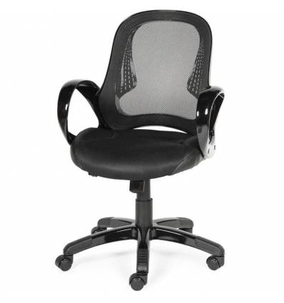 Кресло NORDEN Lime Full Black для оператора, сетка, ткань, цвет черный