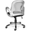 Кресло NORDEN Lime Silver Grey для оператора, серебристый пластик, сетка, ткань, цвет серый, черный фото 6