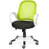Кресло NORDEN Lime White Green для оператора, белый пластик, сетка, ткань, цвет зеленый, черный фото 1