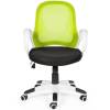 Кресло NORDEN Lime White Green для оператора, белый пластик, сетка, ткань, цвет зеленый, черный фото 2