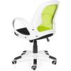 Кресло NORDEN Lime White Green для оператора, белый пластик, сетка, ткань, цвет зеленый, черный фото 6
