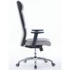 Кресло NORDEN London для руководителя, хром, экокожа, цвет серый фото 3