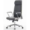 Кресло NORDEN London Lux для руководителя, хром, экокожа, цвет серый фото 1