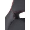 Кресло NORDEN Mustang  X Black Red геймерское, экокожа, цвет черный с красным кантом фото 9