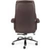 Кресло NORDEN Parlament Brown для руководителя, хром, экокожа, цвет коричневый фото 6