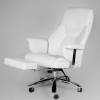 Кресло NORDEN Parlament White для руководителя, хром, экокожа, цвет белый фото 7