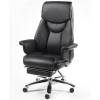 Кресло NORDEN Parlament Black Leather для руководителя, хром, кожа, цвет черный