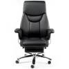 Кресло NORDEN Parlament Black Leather для руководителя, хром, кожа, цвет черный фото 3