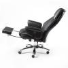 Кресло NORDEN Parlament Black Leather для руководителя, хром, кожа, цвет черный фото 5