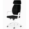 Кресло NORDEN Polo White Black для руководителя, белый пластик, ткань, цвет черный фото 1