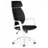 Кресло NORDEN Polo White Black для руководителя, белый пластик, ткань, цвет черный фото 3