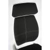 Кресло NORDEN Polo White Black для руководителя, белый пластик, ткань, цвет черный фото 7
