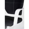 Кресло NORDEN Polo White Black для руководителя, белый пластик, ткань, цвет черный фото 9
