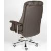 Кресло NORDEN President Brown Leather для руководителя, хром, кожа, цвет черный фото 5