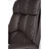 Кресло NORDEN President Brown Leather для руководителя, хром, кожа, цвет черный фото 10