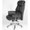 Кресло NORDEN President Black Leather для руководителя, хром, кожа, цвет черный фото 4