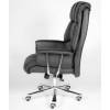 Кресло NORDEN President Black Leather для руководителя, хром, кожа, цвет черный фото 5