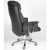 Кресло NORDEN President Black Leather для руководителя, хром, кожа, цвет черный фото 6