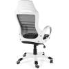 Кресло NORDEN Renome White геймерское, белый пластик, сетка, ткань, цвет черный фото 5