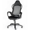 Кресло NORDEN Sprint Black геймерское, черный пластик, сетка, ткань, экокожа, цвет черный фото 1
