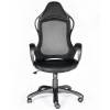 Кресло NORDEN Sprint Black геймерское, черный пластик, сетка, ткань, экокожа, цвет черный фото 2