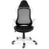 Кресло NORDEN Sprint White геймерское, белый пластик, сетка, ткань, экокожа, цвет черный фото 2