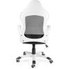 Кресло NORDEN Sprint White геймерское, белый пластик, сетка, ткань, экокожа, цвет черный фото 5