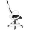 Кресло NORDEN Sprint White геймерское, белый пластик, сетка, ткань, экокожа, цвет черный фото 6