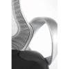 Кресло NORDEN Tesla Silver геймерское, серый пластик, серая сетка, черная ткань, экокожа фото 7