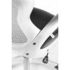 Кресло NORDEN Tesla Silver геймерское, серый пластик, серая сетка, черная ткань, экокожа фото 9