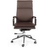 Кресло NORDEN Harman Brown для руководителя, хром, экокожа, цвет коричневый фото 2