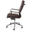 Кресло NORDEN Harman Brown для руководителя, хром, экокожа, цвет коричневый фото 6