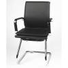 Кресло NORDEN Harman CF Black для посетителя, хром, экокожа, цвет черный фото 1