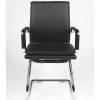 Кресло NORDEN Harman CF Black для посетителя, хром, экокожа, цвет черный фото 2