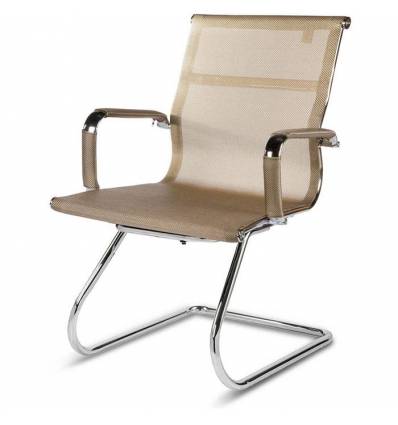 Кресло NORDEN Helmut CF Bronze для посетителя, хром, сетка, цвет бронзовый
